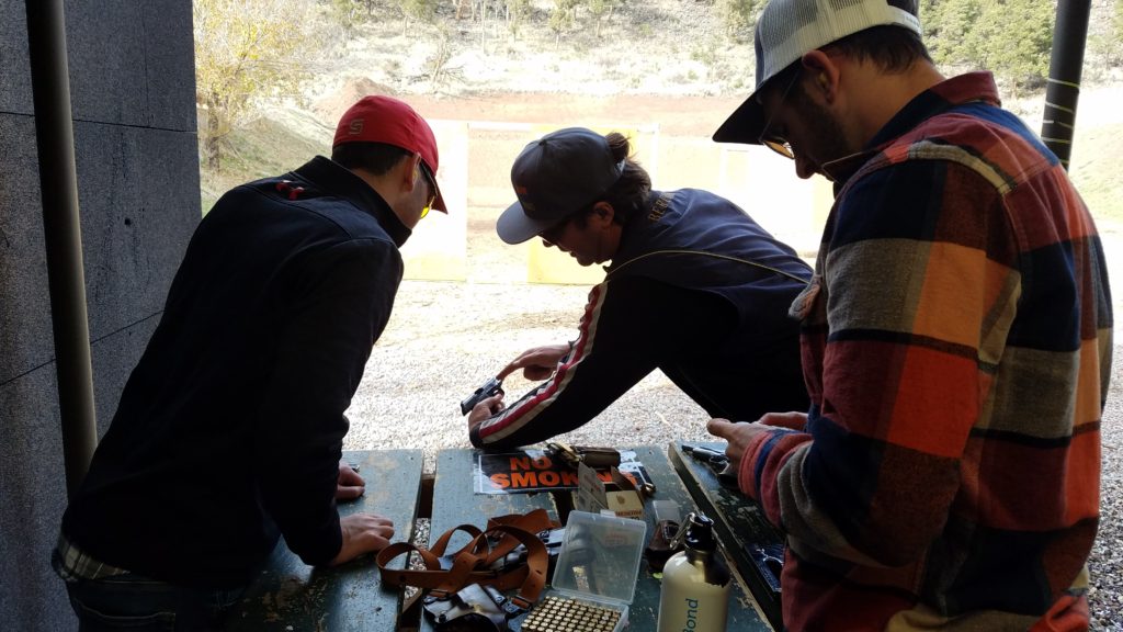 Firearms target practice - safety first