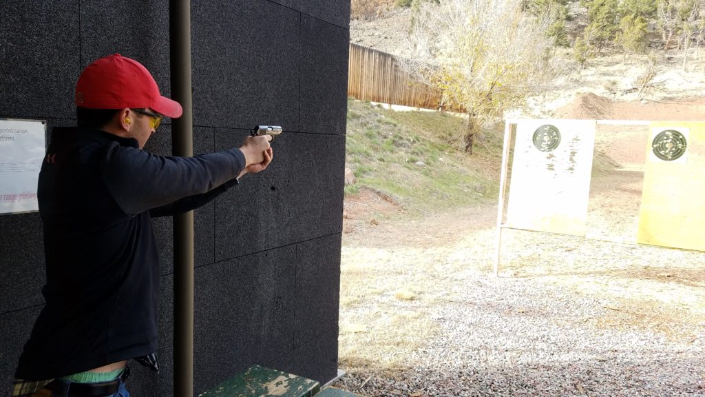 Firearms target practice - Walther PPK