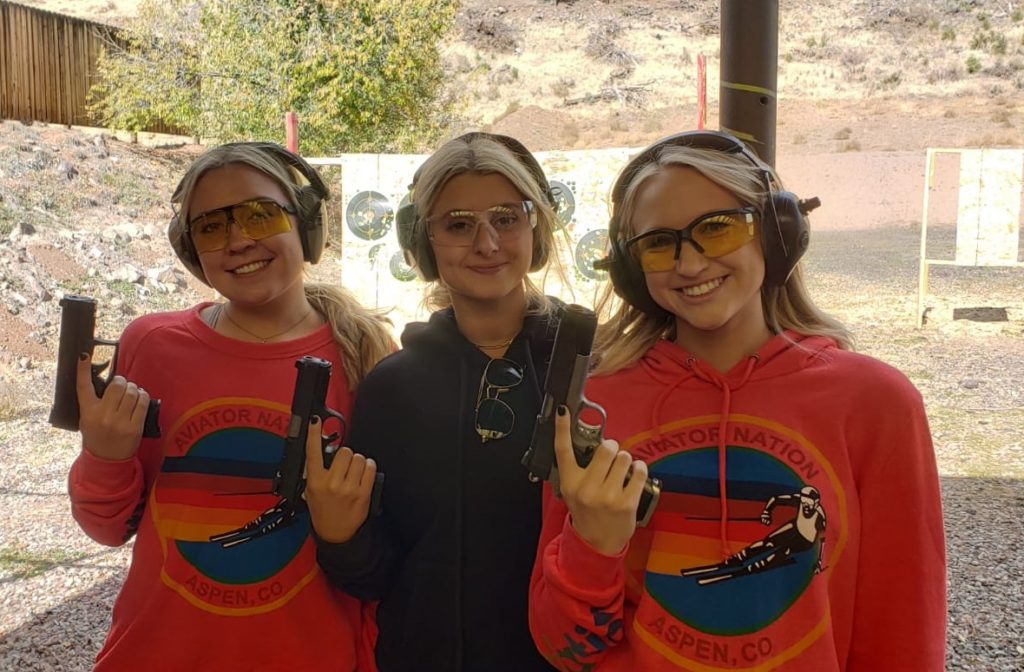 Safe instruction for women shooters at the pistol range